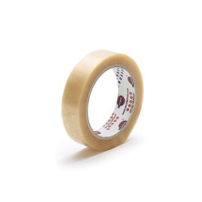 Packaging tape PVC clear 2,5cm x 66m with natural rubber adhesive
