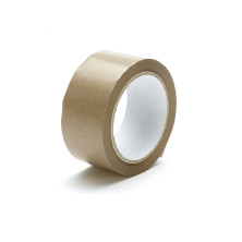 Packaging tape PVC brown 5cm x 66m with natural rubber adhesive