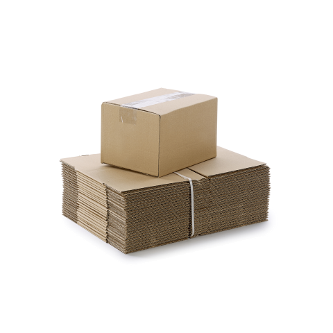 Cardboard box 38,5 x 21 x 25,5/22/15 cm